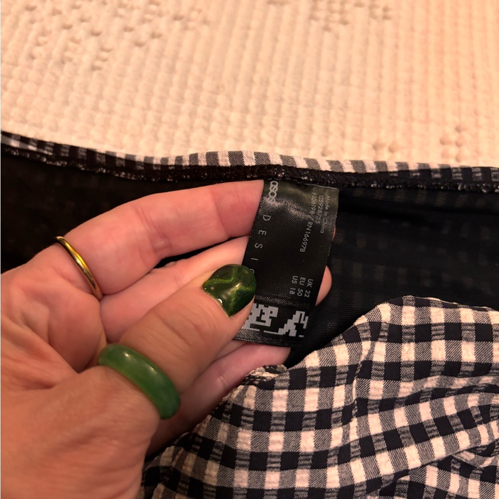 ASOS Monochrome Checkered Pattern - Picture 4 of 5